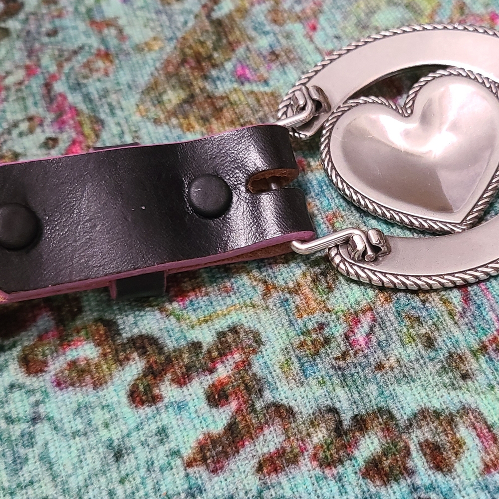 Justin Boots Top Grain Leather Belt - Picture 2 of 4